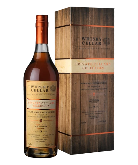 The Whisky Cellar Miltonduff Single Malt Scotch Whisky, 9 years 2012